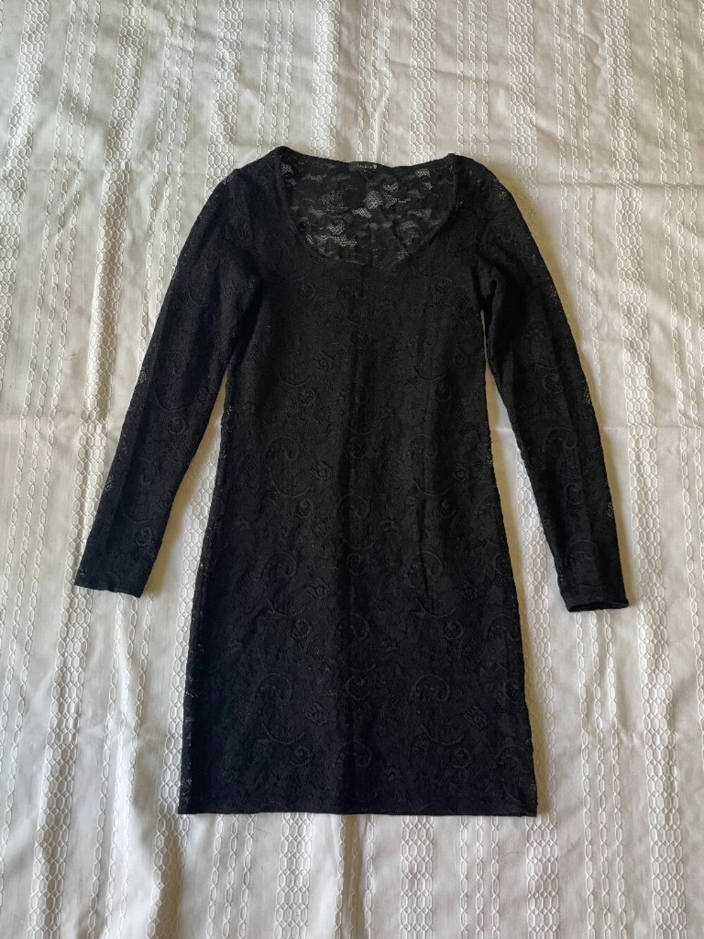 Talula Aritzia Bodycon Lace Dress Black Floral Whimsigoth